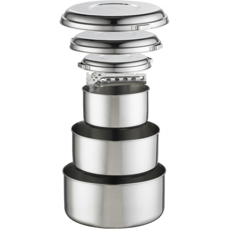 MSR Alpine 4 Stainless Steel Pot Cookset Photo