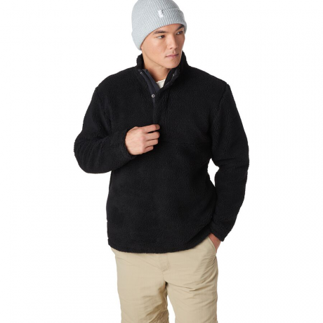 Stoic Sherpa Pullover 1/4-Zip Snap Front Placket - Men's for Sale ...