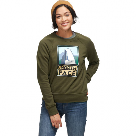 north face tan sweatshirt