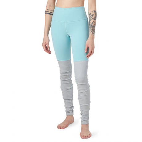 ALO Goddess Ribbed Yoga Leggings - Bright Coral and Gray -XS | eBay