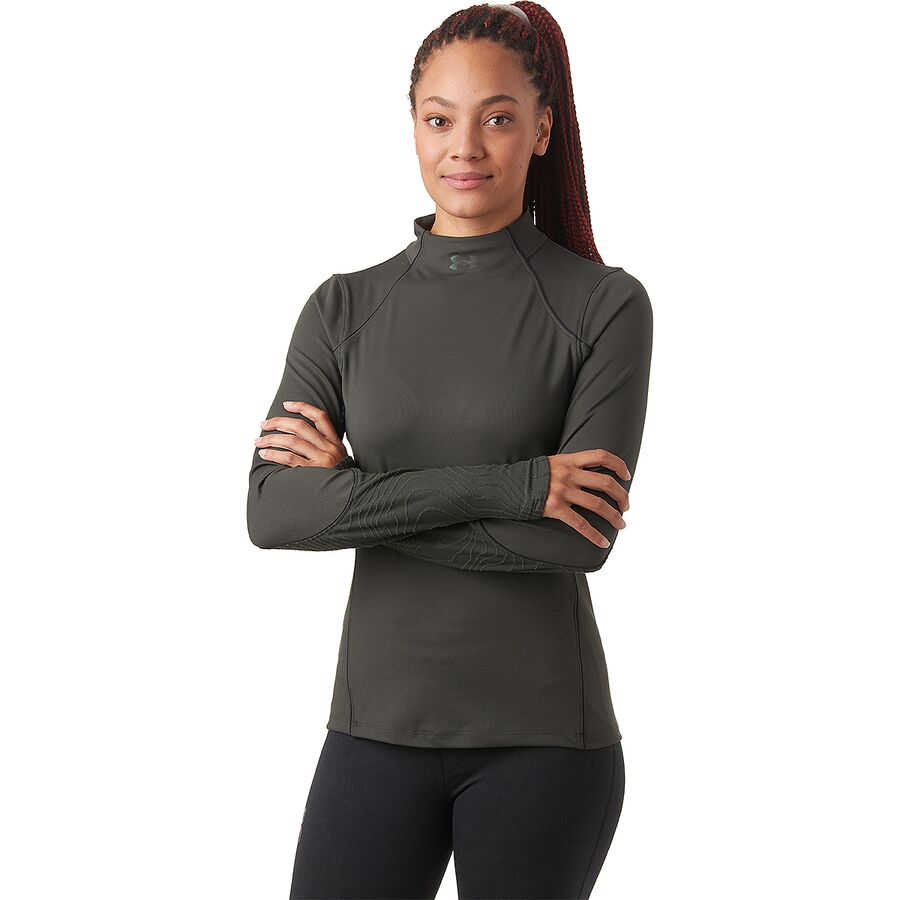 Under Armour Cold Gear Rush Jacquard Mock Top - Women's for Sale ...