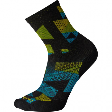 Smartwool Performance Run Light Elite Print Crew Sock Photo