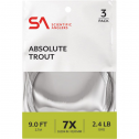 Scientific Anglers Absolute Trout - 9' - 3 Pack