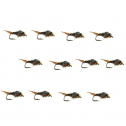 Montana Fly Company BH Epoxyback Copper Nymph - 12-Pack